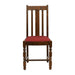 Thame Dining Chair in Vintage Wood with Shetland Scarlett Seat (6 Pack) Everyday