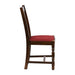 Thame Dining Chair in Vintage Wood with Shetland Scarlett Seat (6 Pack) Everyday