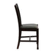 Lattice Back Dining Chair in Dark Walnut with Bison Cedar Seat (6 Pack) Everyday