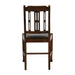 Lattice Back Dining Chair in Vintage Wood with Bison Cedar Seat (6 Pack) Everyday