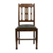 Lattice Back Dining Chair in Vintage Wood with Bison Cedar Seat (6 Pack) Everyday