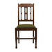 Lattice Back Dining Chair in Vintage Wood with Shetland Forest Seat (6 Pack) Everyday