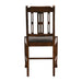 Lattice Back Dining Chair in Vintage Wood with Shetland Smoke Seat (6 Pack) Everyday