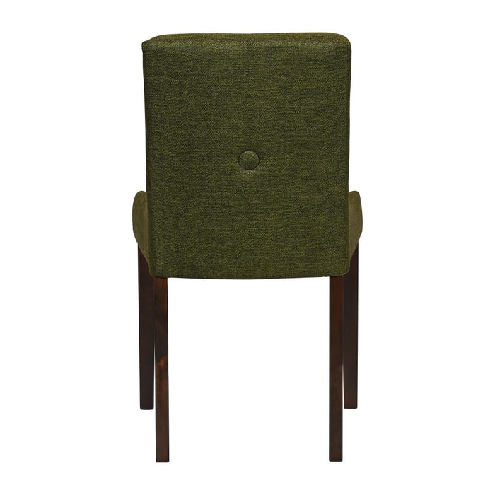 Bath Walnut Dining Chair with Forest Back & Espresso Seat (6 Pack) Everyday