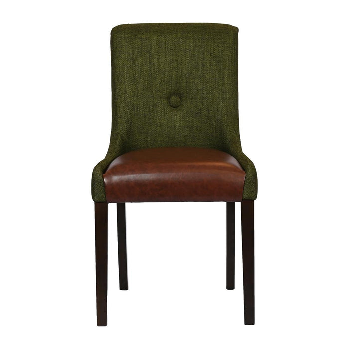 Bath Walnut Dining Chair with Forest Back & Espresso Seat (6 Pack) Everyday