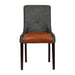 Bath Walnut Dining Chair with Smoke Back & Tan Seat (6 Pack) Everyday