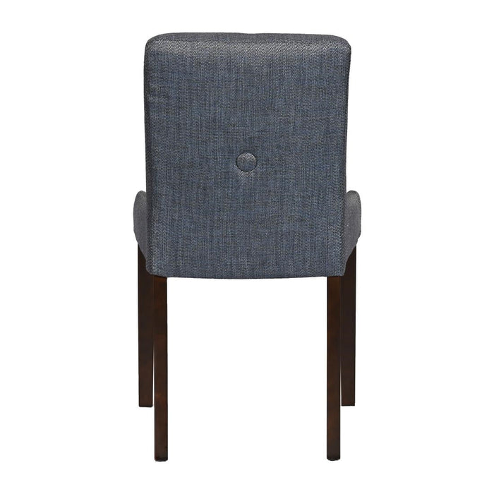 Bath Walnut Dining Chair with Sea Back & Tan Seat (6 Pack) Everyday