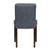 Bath Walnut Dining Chair with Sea Back & Tan Seat (6 Pack) Everyday