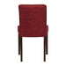 Bath Walnut Dining Chair with Scarlett Back & Espresso Seat (6 Pack) Everyday