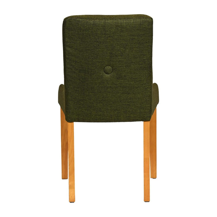 Bath Soft Oak Dining Chair with Forest Back & Espresso Seat (6 Pack) Everyday