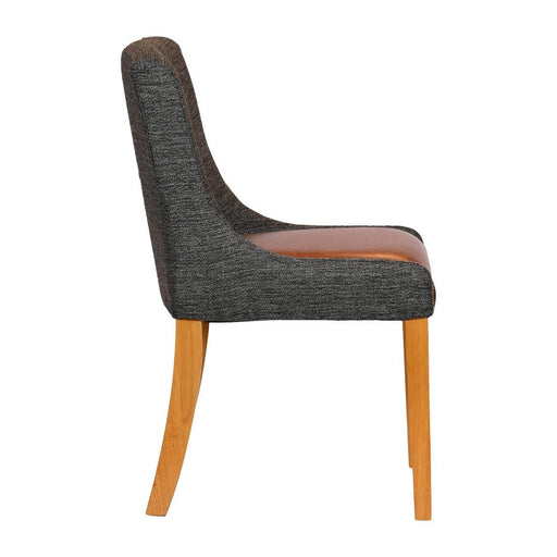 Bath Soft Oak Dining Chair with Smoke Back & Tan Seat (6 Pack) Everyday