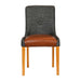 Bath Soft Oak Dining Chair with Smoke Back & Tan Seat (6 Pack) Everyday