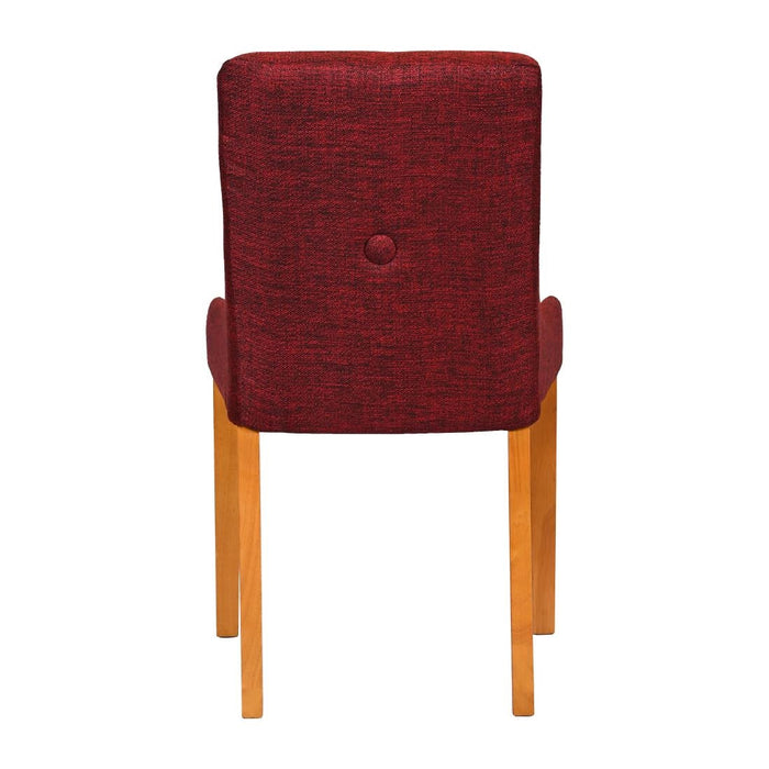 Bath Soft Oak Dining Chair with Scarlett Back & Espresso Seat (6 Pack) Everyday
