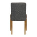 Bath Weathered Oak Dining Chair with Smoke Back & Tan Seat (6 Pack) Everyday