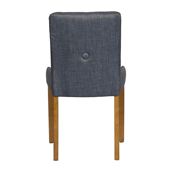 Bath Weathered Oak Dining Chair with Sea Back & Tan Seat (6 Pack) Everyday