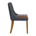 Bath Weathered Oak Dining Chair with Sea Back & Tan Seat (6 Pack) Everyday