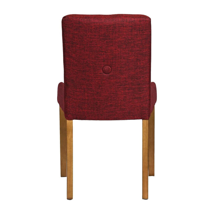 Bath Weathered Oak Dining Chair with Scarlett Back & Espresso Seat (6 Pack) Everyday