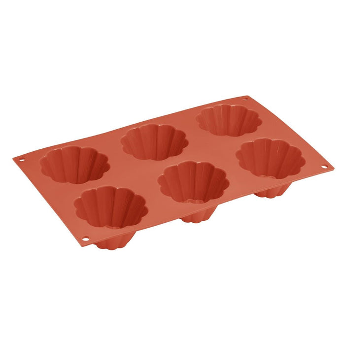 Vogue Silicone Brioche Mould 6 Cup Vogue