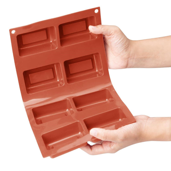 Vogue Silicone Square Cake Mould 8 Cup Vogue