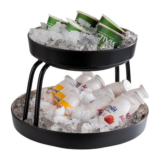 APS Frida Bowls with Drip Tray Insert 255mm (2 Pack) APS