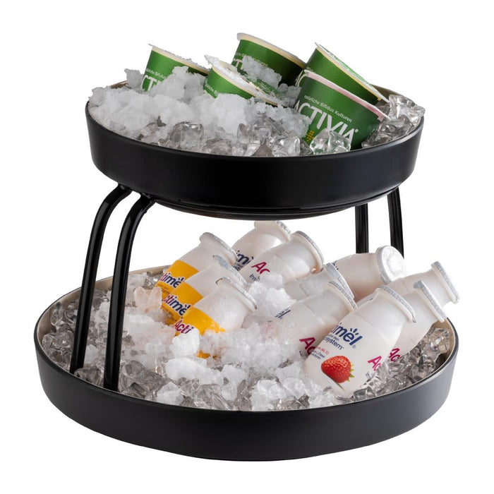 APS Frida Bowls with Drip Tray Insert 255mm (2 Pack) APS