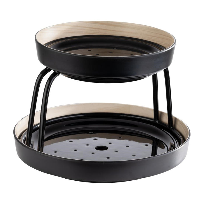 APS Frida Bowls with Drip Tray Insert 255mm (2 Pack) APS