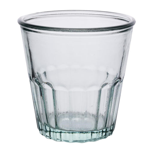 Olympia Recycled Glass Fluted Rocks Tumblers 250ml (6 Pack) Olympia