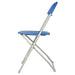Bolero Folding Polypropylene Chairs Blue (10 Pack) Bolero