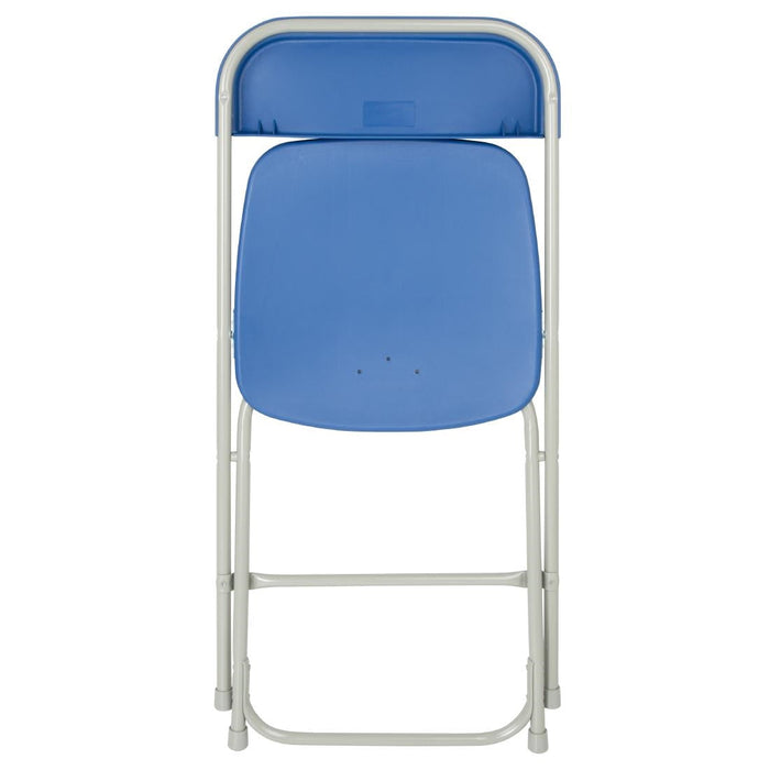 Bolero Folding Polypropylene Chairs Blue (10 Pack) Bolero
