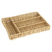 Olympia Polywicker Cutlery Organiser Light Brown 340x250mm Olympia