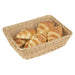 Olympia Polywicker Rectangular Basket Light Brown 300x230mm Olympia