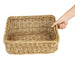 Olympia Polywicker Rectangular Display Basket Light Brown 360x300mm Olympia
