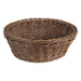 Olympia Polywicker Round Basket Dark Brown 220mm Olympia