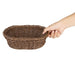 Olympia Polywicker Oval Basket Dark Brown 240x170mm Olympia