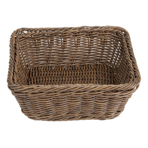 230(L)x230(W)x90(H)mm. Material: Polywicker