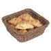Olympia Polywicker Square Basket Dark Brown 230x230mm Olympia