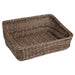 Olympia Polywicker Rectangular Display Basket Dark Brown 525x385mm Olympia