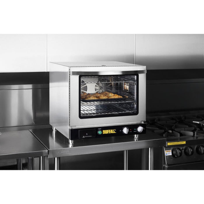 Buffalo Bakery Convection Oven with Steam 66Ltr Buffalo