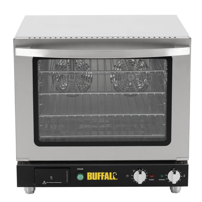Buffalo Bakery Convection Oven with Steam 66Ltr Buffalo