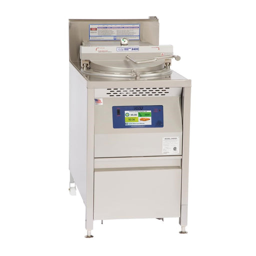 Vizu Electric Pressure Fryer BR2400CEEST with Smart Touch Controller Broaster