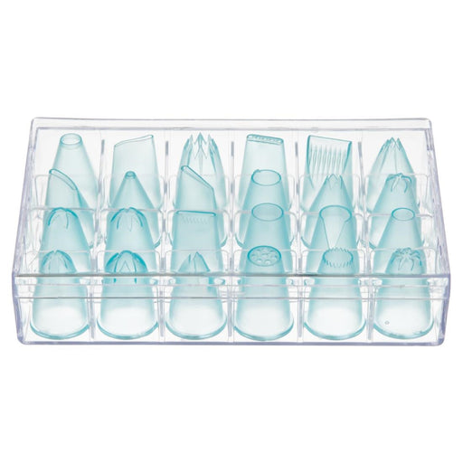 Vogue Polycarbonate Cake Decorating Tips (Pack 24) Vogue