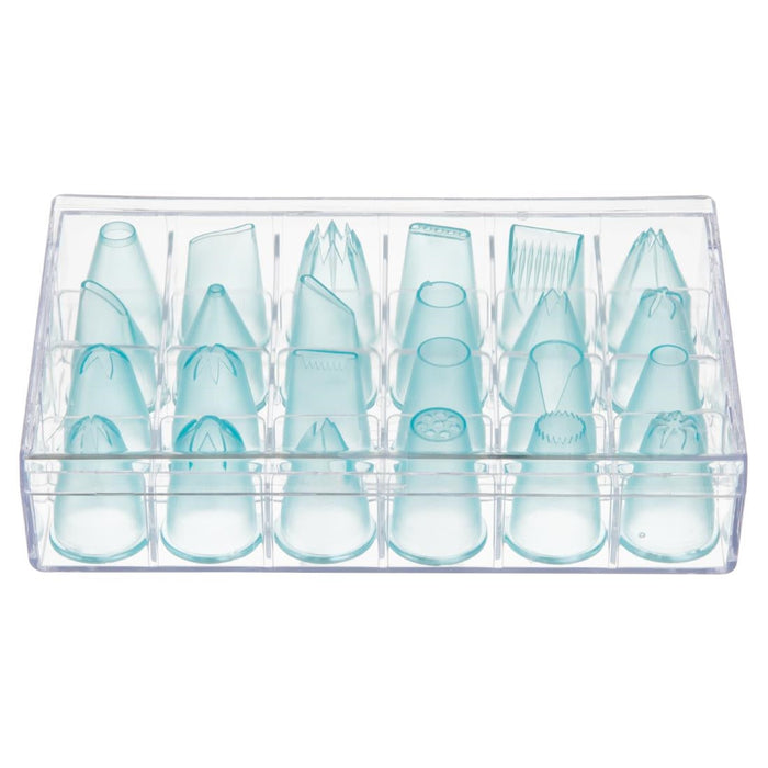 Vogue Polycarbonate Cake Decorating Tips (Pack 24) Vogue