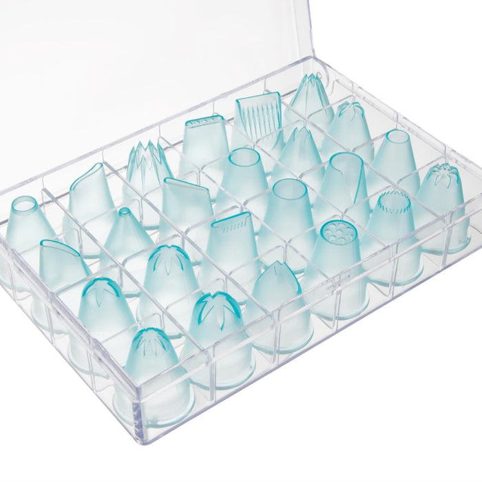 Vogue Polycarbonate Cake Decorating Tips (Pack 24) Vogue