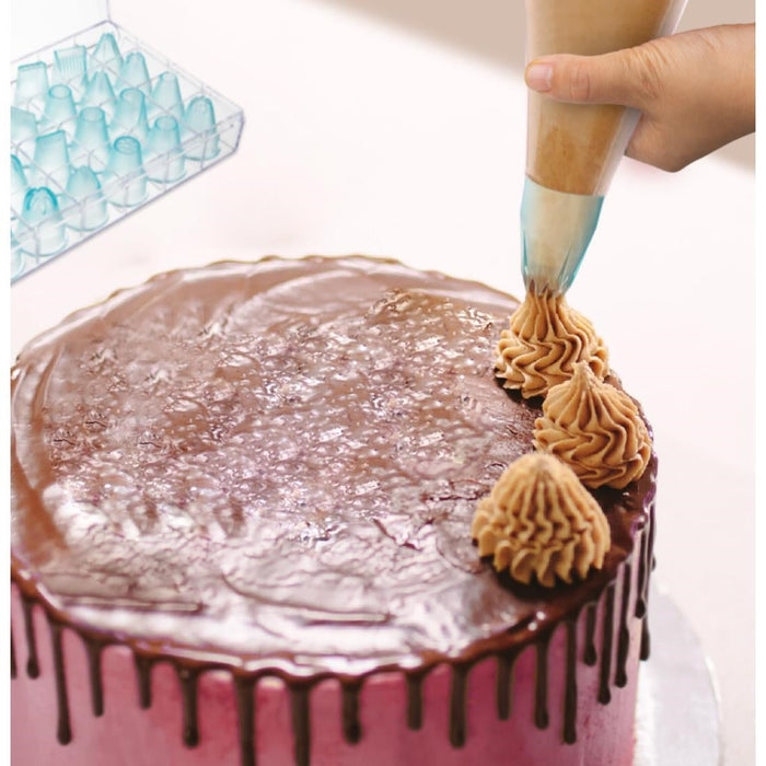 Vogue Polycarbonate Cake Decorating Tips (Pack 24) Vogue