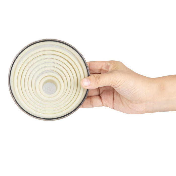 Vogue Plain Round Nylon Pastry Cutters (Pack 9) Vogue