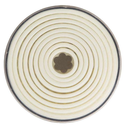 Vogue Serrated Round Pastry Cutters Nylon (Pack 9) Vogue