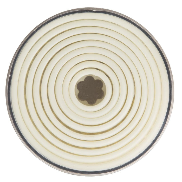 Vogue Serrated Round Pastry Cutters Nylon (Pack 9) Vogue