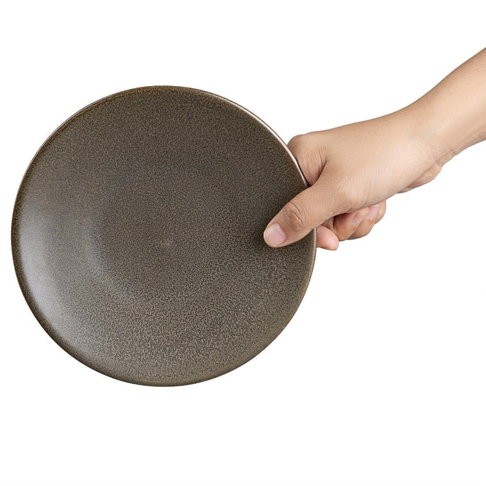 Olympia Ember Mahogany Coupe Plates 180mm (6 Pack) Olympia