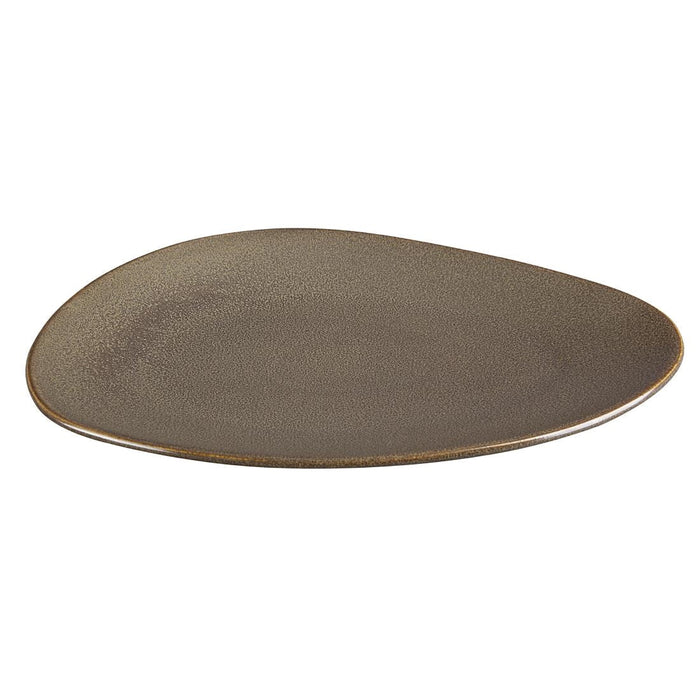 Olympia Ember Mahogany Triangle Plates 308x255mm (4 Pack) Olympia