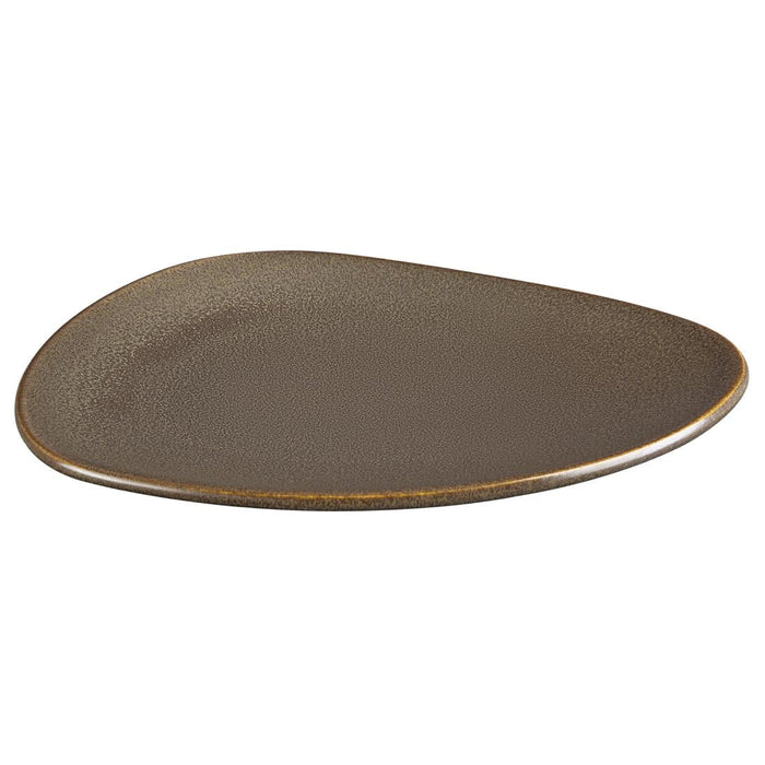 Olympia Ember Mahogany Triangle Plates 250x207mm (6 Pack) Olympia